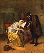 Jan Steen The Doctor and His Patient oil painting reproduction
